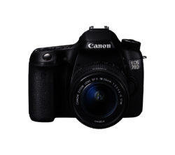 Canon EOS 70D DSLR Camera with 18-55 mm f/3.5-5.6 Telephoto Zoom Lens
